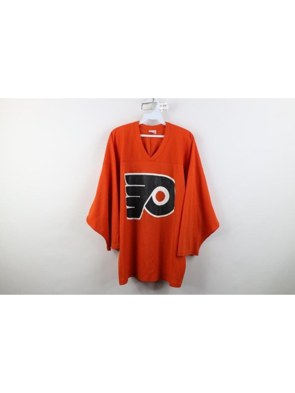 Vintage 90s Y2K CCM Mens Medium Philadelphia Flyers Hockey Jersey Mesh Orange